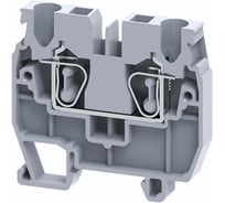 Мини-клемма проходная пружинная КЭАЗ OptiClip CXM-2,5-I-24A-(0,2-2,5)-серый -100шт 331821
