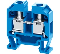 Мини-Клемма КЭАЗ проходная винтовая OptiClip CMT-4-I-BU-32A-(0,2-4)-синий 100 шт 331804