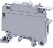 Клемма КЭАЗ для предохранителей с индикатором винтовая OptiClip CF-4-HESILA-240V-(5x20)-6,3A-(0,2-6)-серый 100 шт 289798