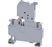 Клемма для предохранителей push-in КЭАЗ OptiClip CPF-4-HESI-(5x20)-10А-(0,2-4)-серый -50шт 331875