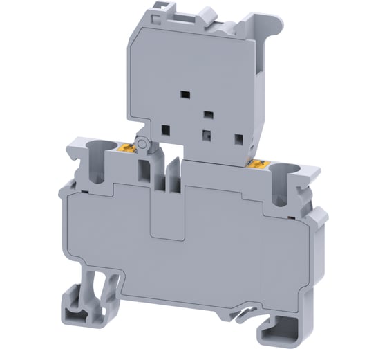 Клемма КЭАЗ для предохранителей с индикатором push-in OptiClip CPF-4-HESILA-240V-(5x20)-10A-(0,2-4)-серый 50 шт 331877