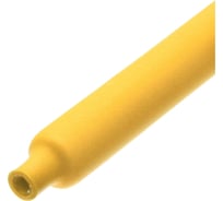 Трубка термоусадочная клеевая КВТ ТТК(3:1)-9/3 желтая 10 шт. по 1м 102414