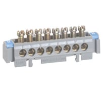 Клеммная колодка Legrand - на изолирующих основаниях - 1x6-25 мм² - 16x1,5-16 мм² - длина 141 мм 004825