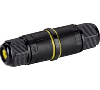 Герметичный кабельный соединитель WOLTA IP68 черный WTB-WBS/01B