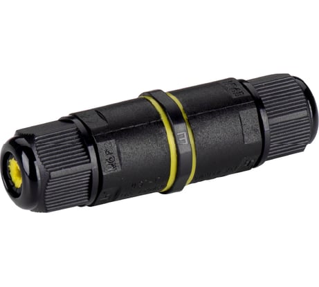 Герметичный кабельный соединитель WOLTA IP68 черный WTB-WBS/01B