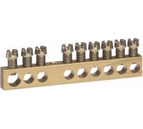 Клеммная колодка Legrand - крепятся винтами М4 - 1x6-25 мм² - 8x1,5-16 мм² - длина 73 мм 004803