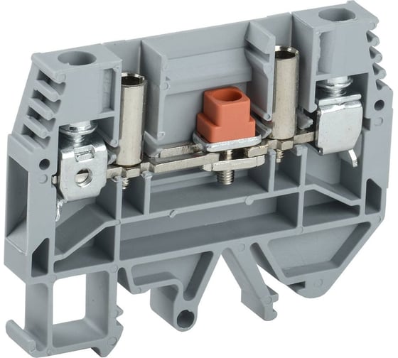 Винтовая клемма IEK КВИ-6-И измерительная 6мм2 серая YZN30-006S-K03 1