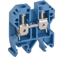 Винтовая клемма IEK КВИ-6мм2 синяя YZN30-006-K07