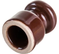 Изолятор ретро Retrika керамический коричневый 50 шт RI-02202