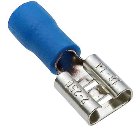 Клемма ножевая изолированная Pro Legend F-типа (гнездо) 2-250 мм, синяя PL2879