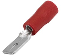 Клемма ножевая изолированная Pro Legend M-типа (вилка) 1.25-187 мм, красная PL2888