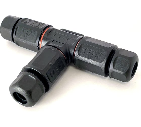 Водостойкий 3-полюсный разъем TTAF Elektronik, 250V 20A IP68 WPT-0303M20