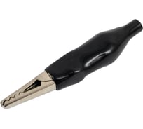 Зажим-крокодил Pro Legend под пайку/обжим, 8 мм, 5 А, черный PL2835