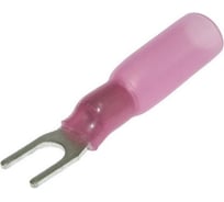 Наконечник кабельный вилочный изолированный Pro Legend 1.25-3.5 HST, 19 А, 22-16 AWG, красный, латунь луженая PL2930