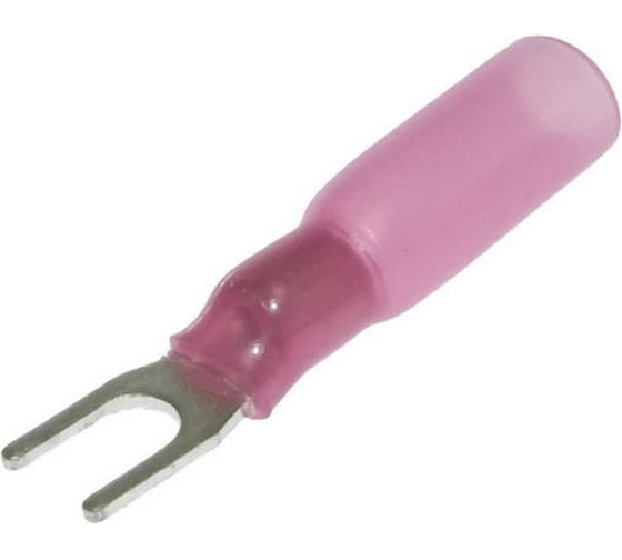 Наконечник кабельный вилочный изолированный Pro Legend 1.25-3.5 HST, 19 А, 22-16 AWG, красный, латунь луженая PL2930