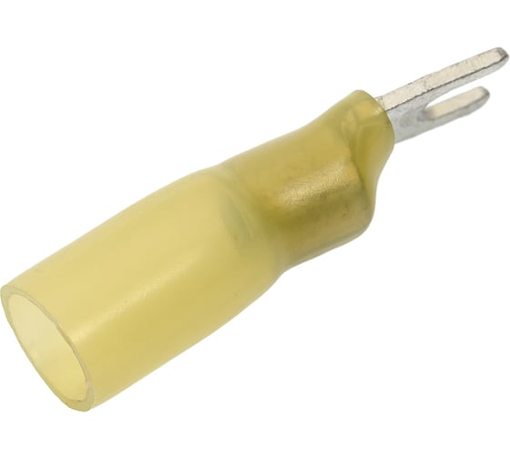 Наконечник кабельный вилочный изолированный Pro Legend 5.5-3.5 HST, 19 А, 12-10 AWG, желтый, латунь луженая PL2938