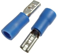 Наконечник штифтовый плоский изолированный Pro Legend F-типа (гнездо) 2-110 мм, синяя PL2989