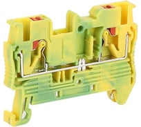 Клемма защитного провода CONTA 2.5 кв.мм, PUSH-IN CPT 2.5-PE 00-00008669