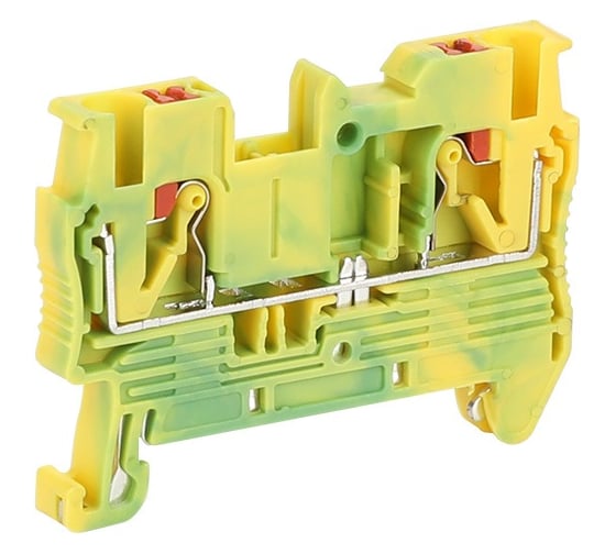 Клемма защитного провода CONTA 2.5 кв.мм, PUSH-IN CPT 2.5-PE 00-00008669