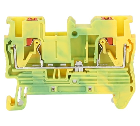 Клемма защитного провода CONTA 2.5 кв.мм, PUSH-IN CPT 2.5-PE 00-00008669