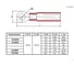 Наконечник кольцевой изолированный Pro Legend 1.25-4 HST, 19 А, 22-18 AWG, красный, латунь луженая PL2998 2