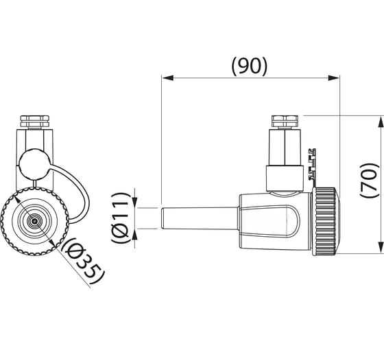 Зажим для многократного подключения ЭНЕРВИК /ENSTO SLIW65R (SLIW65) Al/Cu 1x2.5-35 мм² (1 шт.) SLIW65R-1