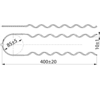 Вязка спиральная ЭНЕРВИК/ENSTO SO115.5073 ВЛЗ 35-50 mm2, шейка 73-85мм, 1 комплект 6 вязок (1 шт.) SO115.5073-1