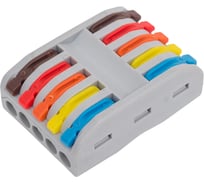 Клеммы цветные для проводов CONTA 10 контактов SPL-5C