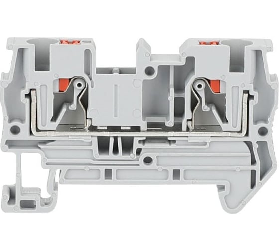Клемма проходная CONTA CPT 4 GRAY, 4 кв.мм, PUSH-IN CPT-4 Grey
