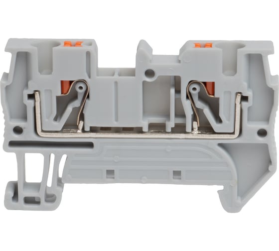 Клемма проходная CONTA CPT 4 GRAY, 4 кв.мм, PUSH-IN CPT-4 Grey