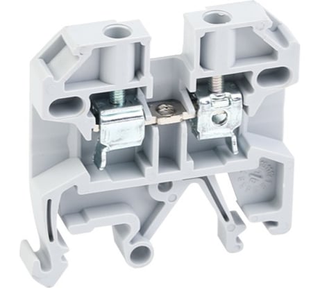 Клемма проходная CONTA CSAK 2.5EN GRAY, винтовой зажим, 2.5 кв.мм CSAK 2.5EN Grey 00-00008673