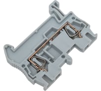 Клемма проходная CONTA CST 2.5 GRAY, с пружинным зажимом, 2.5 кв.мм CST 2.5 Grey 00-00008670