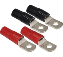 Клеммы кольцевые AURA 8,5мм, вход 0AWG/50мм2, (4 шт). ACN-R508/4