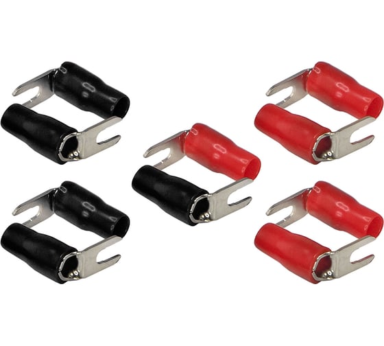 Клеммы "вилка" AURA угловые, 4,2мм, вход 8AWG/8мм2, (10 шт). ACN-S114/10 1