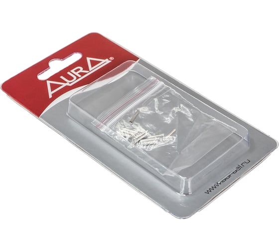 Наконечник кабельный AURA никель, под кабель 18AWG/0,75мм2, (10шт.) APT-4075