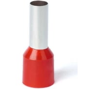 Наконечник-гильза HLT Е95-25 95мм2 с изолированным фланцем красный (уп./50 шт) 084-04-361