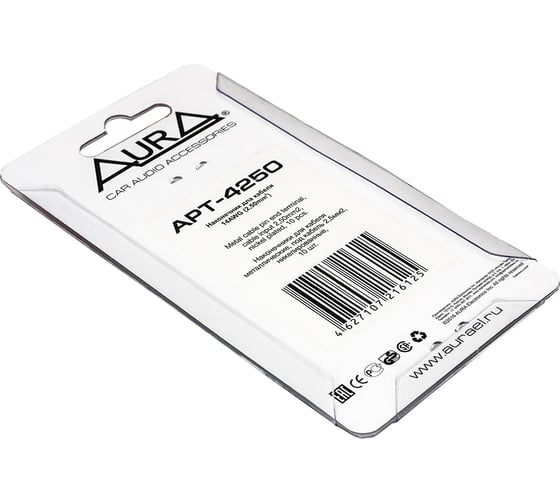 Наконечник кабельный AURA никель, под кабель 14AWG/2,50мм2, (10шт.) APT-4250