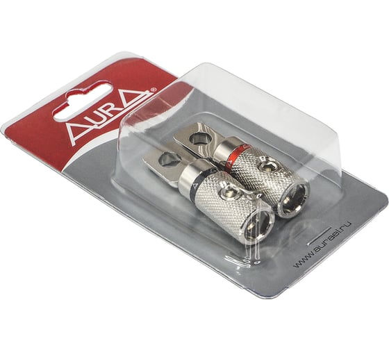 Силовые клеммы AURA кольцевые, 10мм, 4AWG/20мм2, 2 шт. BTP-1020