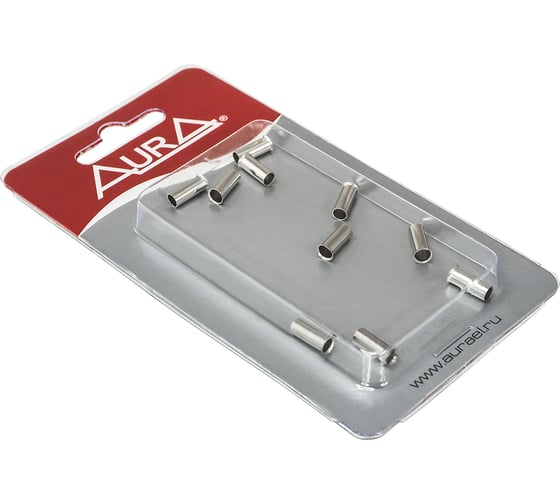 Наконечник кабельный AURA никель, под кабель 10AWG/6,00мм2, (10шт.) APT-4600 1