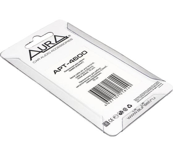 Наконечник кабельный AURA никель, под кабель 10AWG/6,00мм2, (10шт.) APT-4600