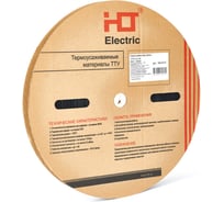Термоусаживаемая трубка HLT ТТУ 16/8 черная (100 м/ролл) 084-05-67