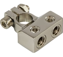 Клемма аккумуляторная AURA, 2x0/2/4Ga вход, плюсовая BTG-024P