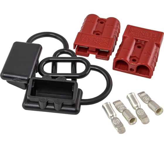 Силовые клеммы AURA (Quick Disconnect), 8AWG/8мм2, красные, 2 шт. BTP-QD8R