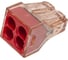 Клемма безвинтовая WAGO 773-604 прозрачные, 4x1.5-4.0мм, 32A, PUSH WIRE, 100 штук/упаковка WAGO.773-604 3