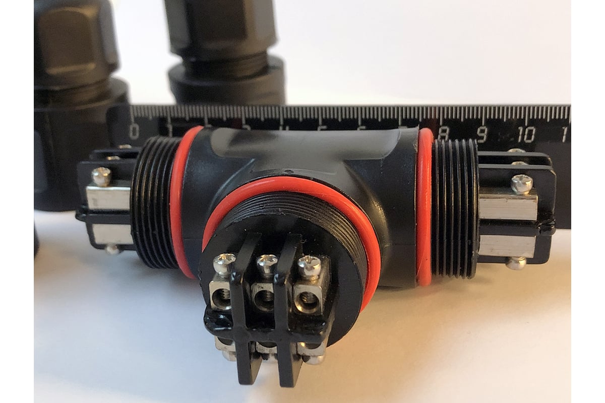 Водостойкий 6-полюсный разъем TTAF Elektronik 250V 20A IP68 WPT-0603M25 ...