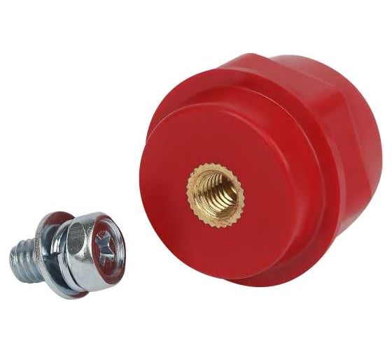 Изолятор ЭРА NO224148 SM25 с болтом (Н25хD30мм М6) 6кВ Б0065663