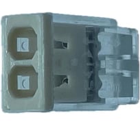 Строительно-монтажная клемма APEX СМК 2273-242 с пастой, 2 отверстия, 0,5-2,5 мм2, упаковка 4 шт ES41510