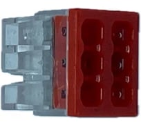 Строительно-монтажная клемма APEX СМК 2273-246 с пастой, 6 отверстий, 0,5-2,5 мм2, упаковка 50 шт ES41524