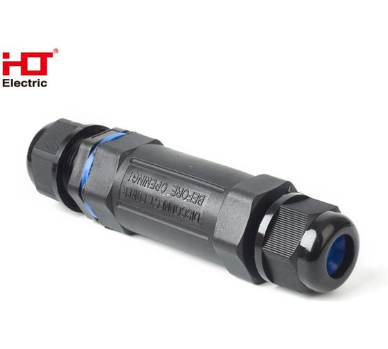 Кабельный коннектор I-образный HLT (клеммник 5PIN) IP68 (15шт./уп.) 083-07-002