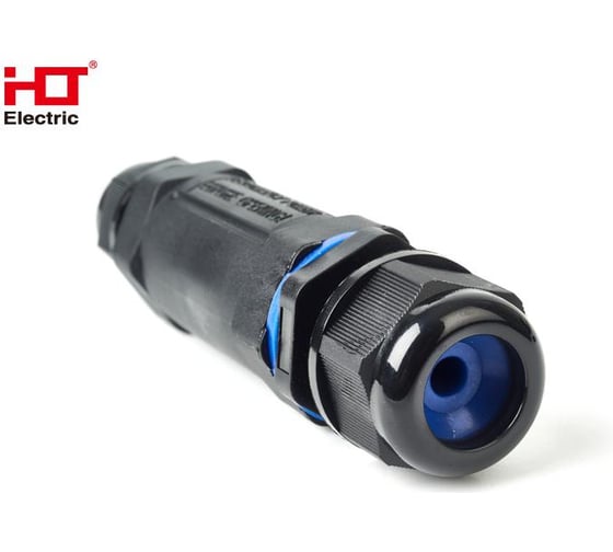 Кабельный коннектор I-образный HLT (клеммник 5PIN) IP68 (15шт./уп.) 083-07-002